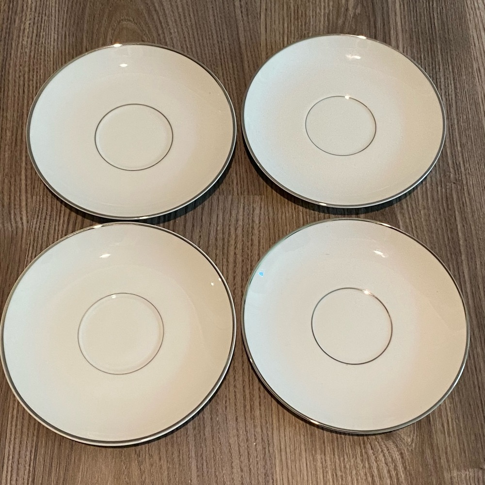 Mikasa Citation Set of 4 Cups and Saucers Set Fine China - Picture 10 of 11